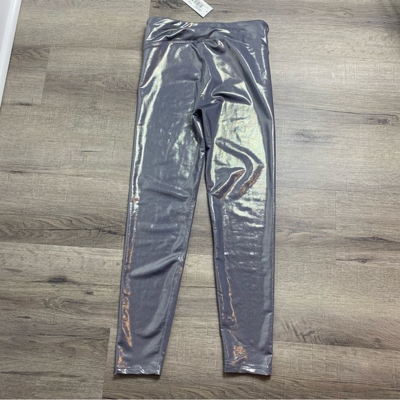 Heroine Sport Marvel Legging Chrome Silver High Waisted Large NWT - Picture 2 of 5